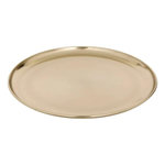 SECRET DE GOURMET Plateau Déco en Métal  Gold  37cm Doré