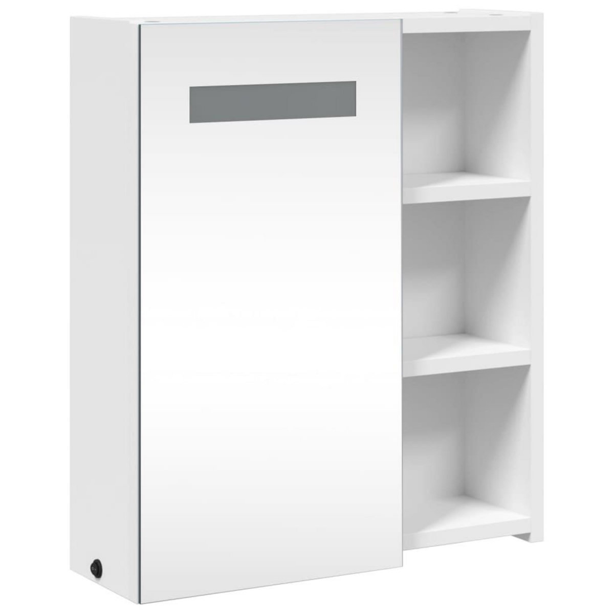 VIDAXL Armoire de salle de bain a miroir avec LED blanc 45x13x52 cm