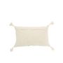 Voir la diapositive 2 : Paris Prix Coussin Déco Ligne  Polly  30x50cm Blanc & Vert