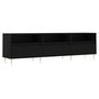 Voir la diapositive 2 : VIDAXL Meuble TV noir 150x30x44,5 cm bois d'ingenierie