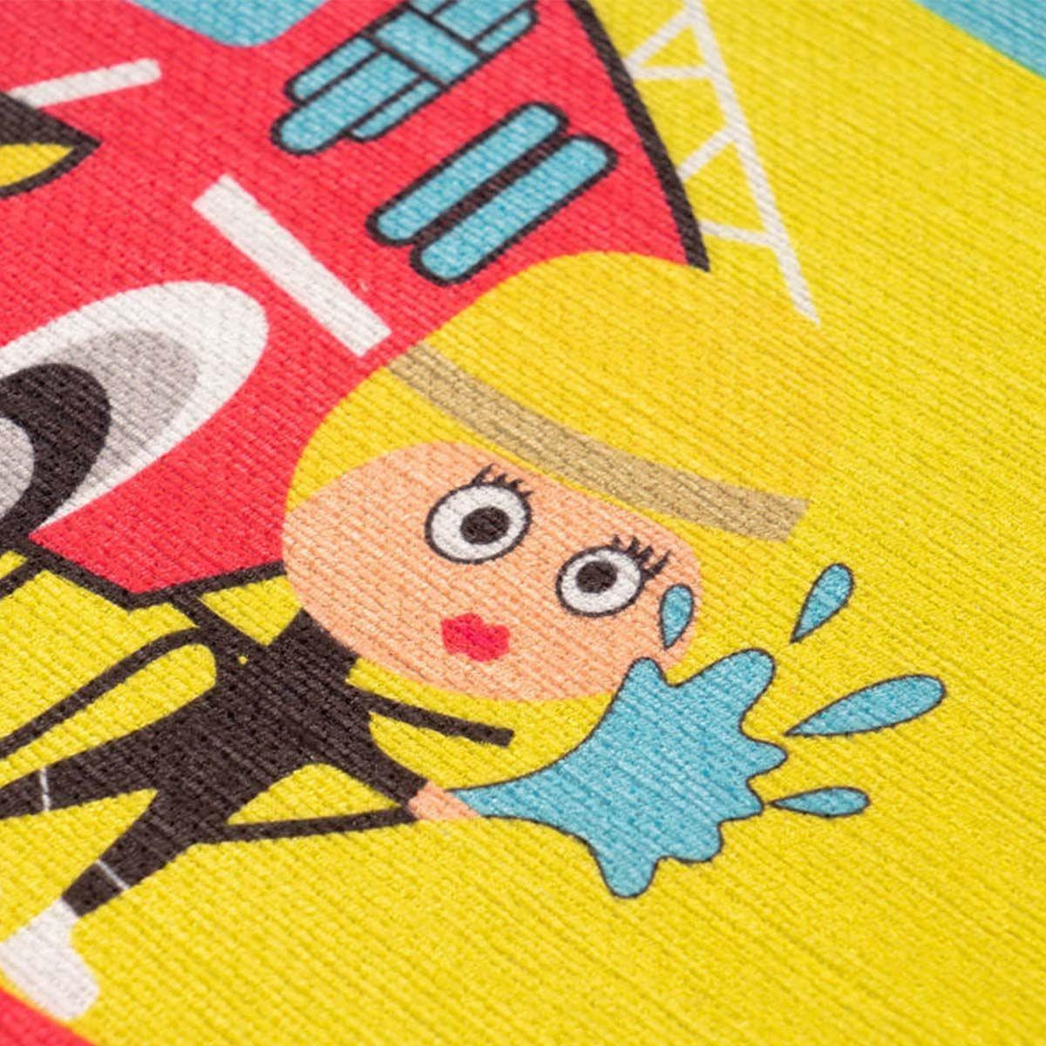 Voir la diapositive 5 : Paris Prix Tapis enfant imprimé  playground iii  160cm multicolore