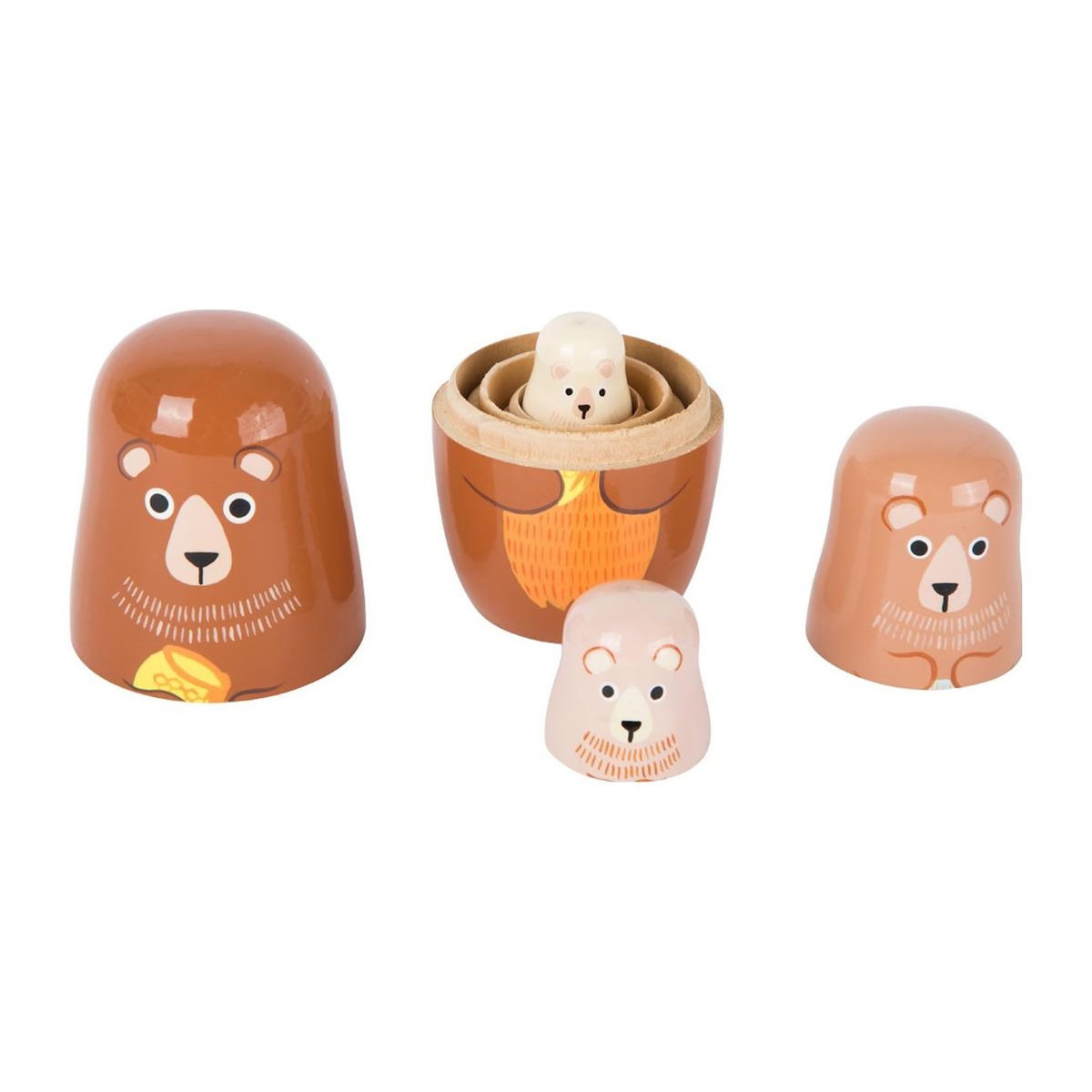 SMALLFOOT Poupees russes Famille d ours