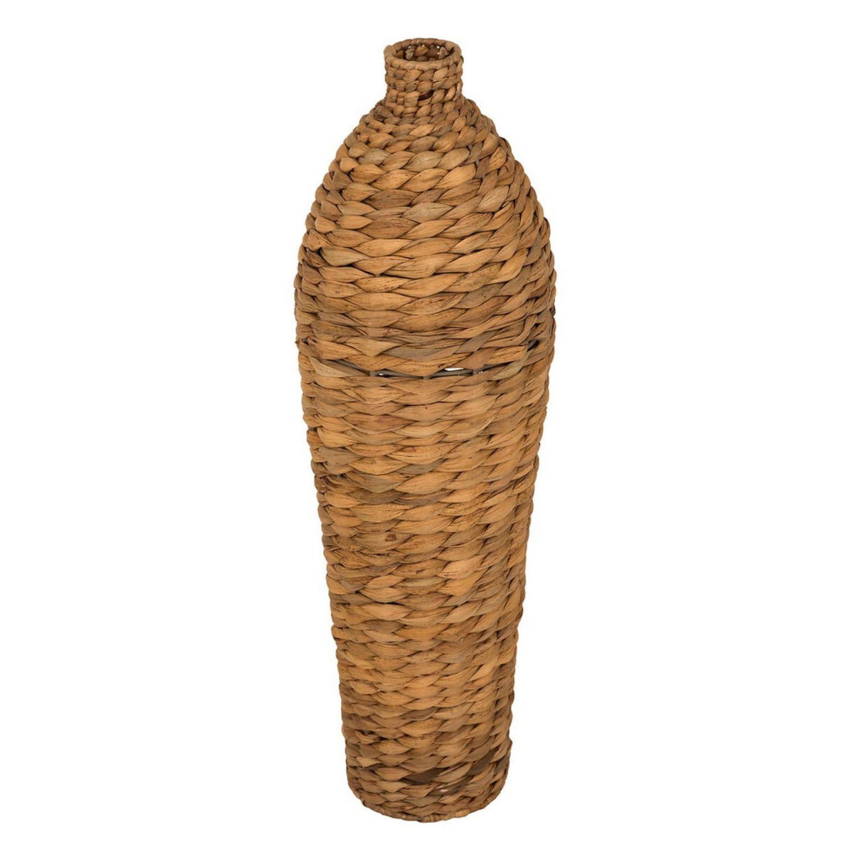ATMOSPHERA Vase en jacinthe d'eau PERCY - H. 57 cm - Marron