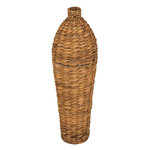 ATMOSPHERA Vase en jacinthe d'eau PERCY - H. 57 cm - Marron
