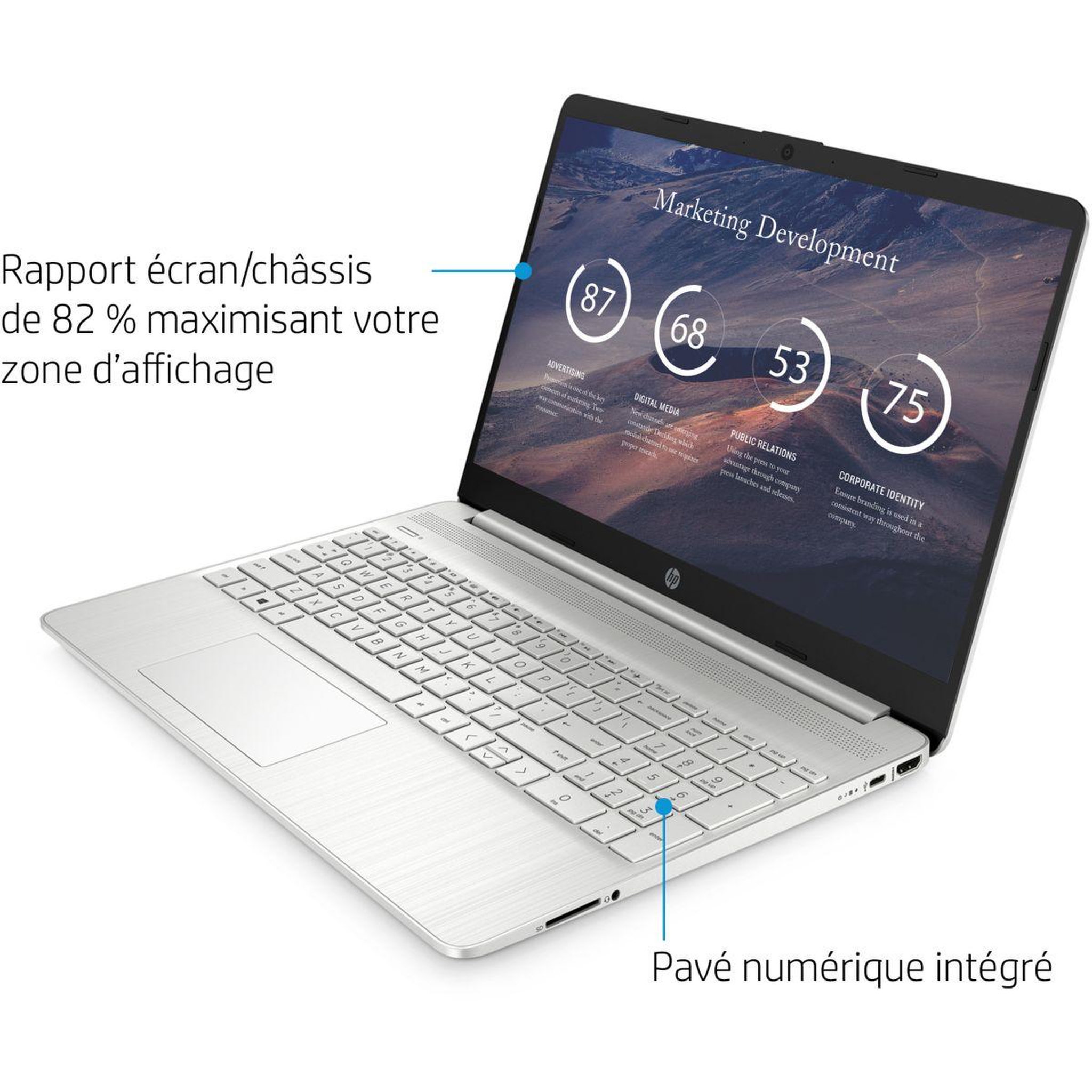 Voir la diapositive 4 : HP Ordinateur portable 15s-eq2115nf