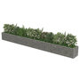 Voir la diapositive 4 : VIDAXL Lit sureleve a gabion Acier galvanise 540x50x50 cm