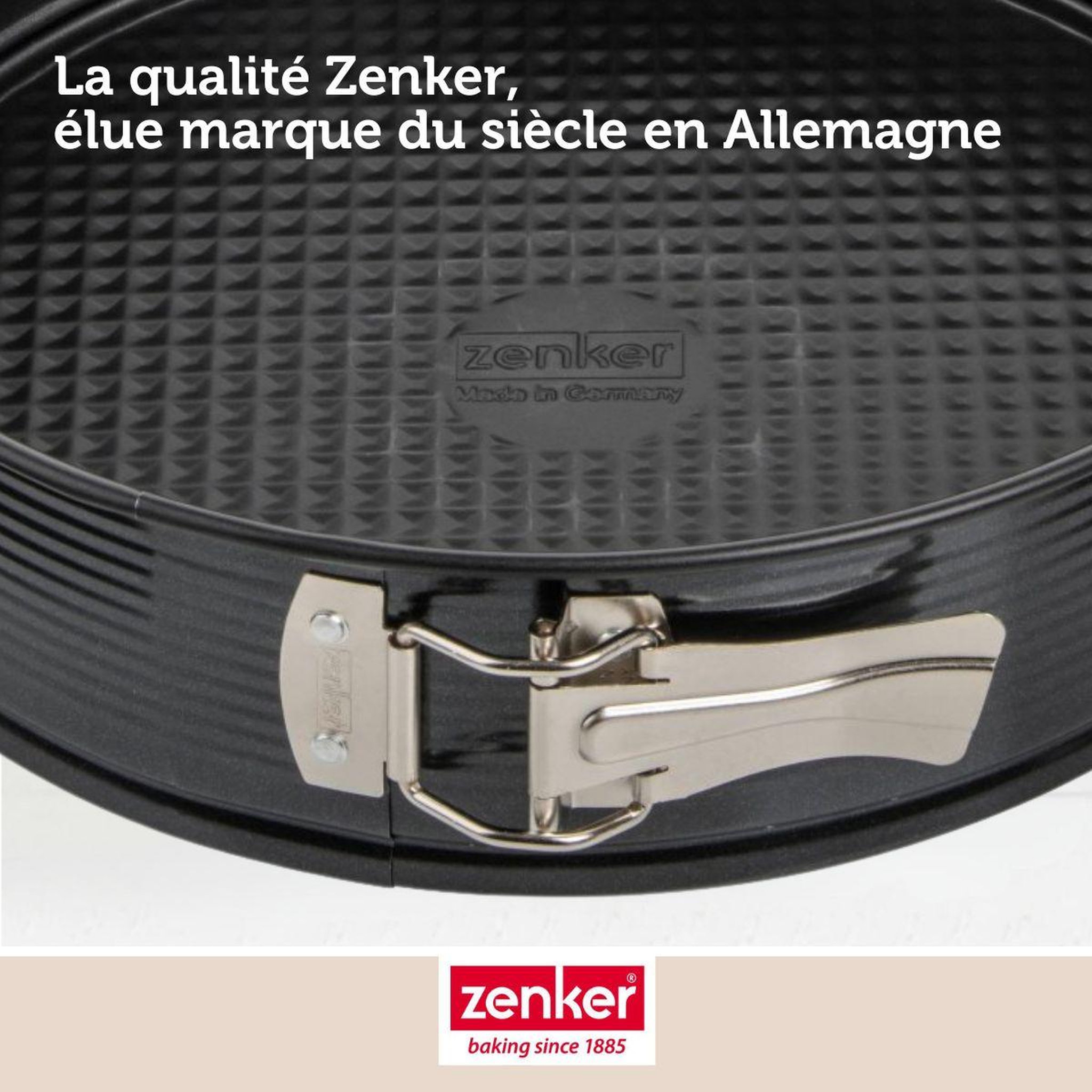 Voir la diapositive 5 : ZENKER Ensemble de 2 moules à manqué à charnière 26 cm zenker black metallic
