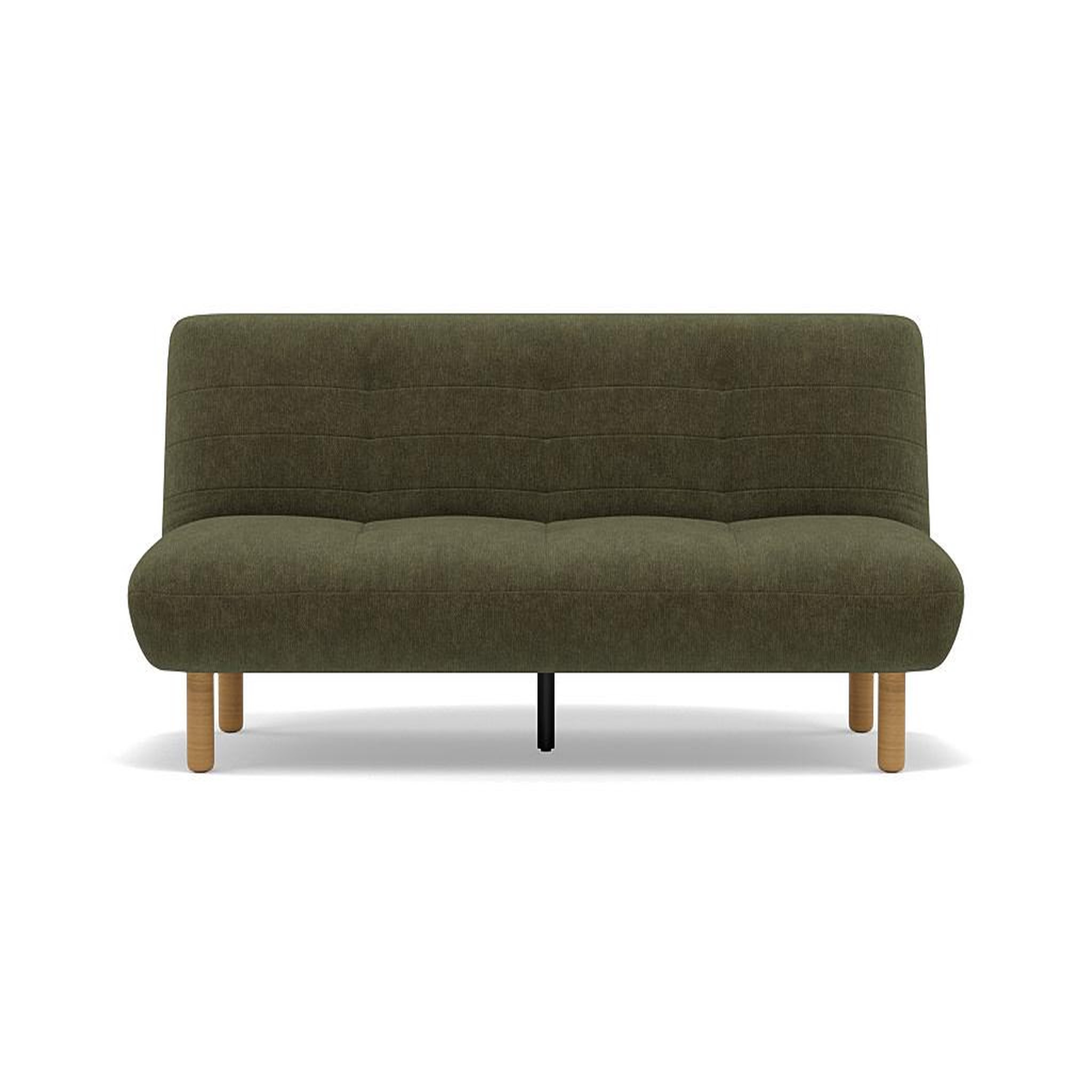 Voir la diapositive 1 : BEST MOBILIER Soan - banquette 2 places convertible clic-clac en velours texturé