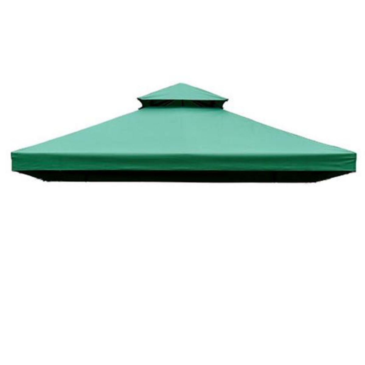 HOMCOM Toile de rechange pour pavillon tonnelle tente 3 x 3 m vert foncé