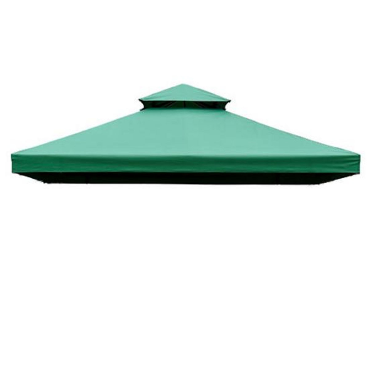 HOMCOM Toile de rechange pour pavillon tonnelle tente 3 x 3 m vert foncé