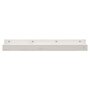 Voir la diapositive 4 : VIDAXL Etageres murales 2 pcs Blanc 80x12x9 cm Bois de pin massif
