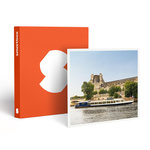 Smartbox Croisière gourmande d'1h45 sur la Seine avec dîner Menu 3 plats et vin sur le Paris en Scène - Coffret Cadeau Gastronomie