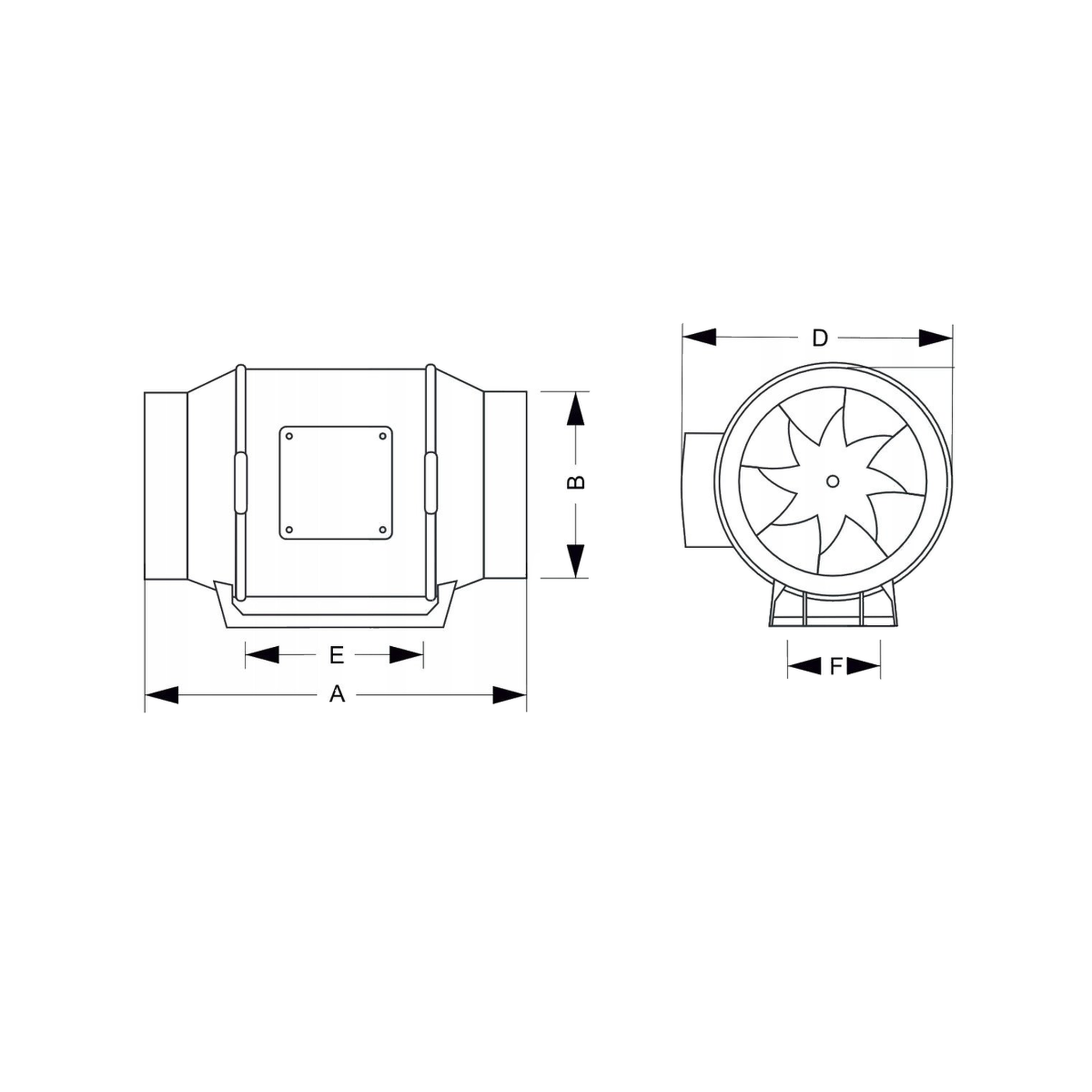 Voir la diapositive 6 : No name Ventilateur aRil 150 70W