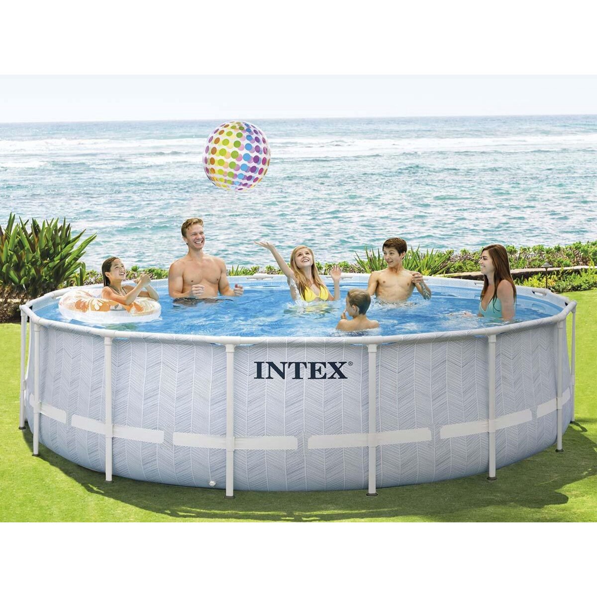 Kit piscine Ultra XTR ronde INTEX 6,10 x 1,22 m