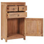 Voir la diapositive 2 : VIDAXL Buffet 50x30x90 cm bois de teck massif