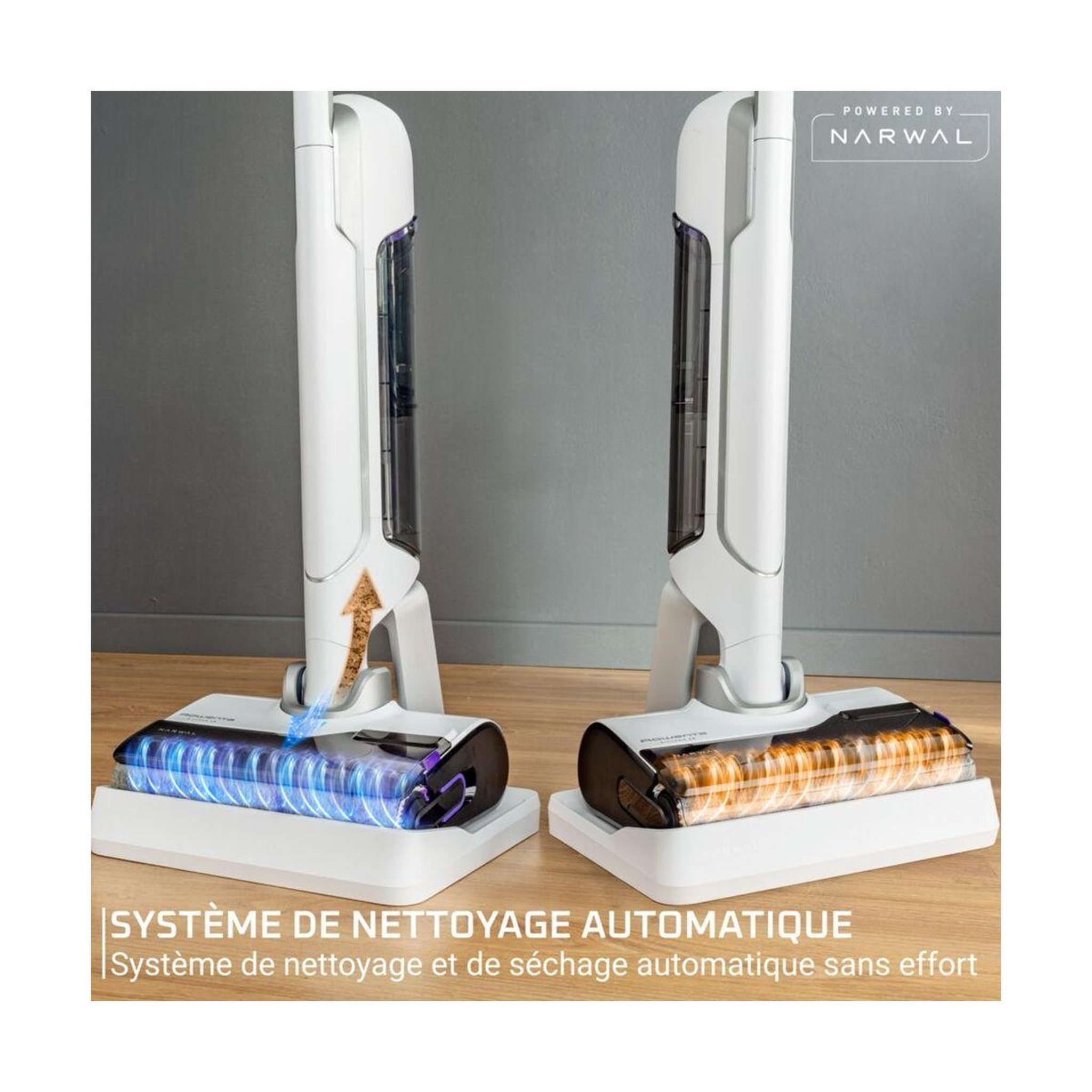 Voir la diapositive 5 : ROWENTA Aspirateur laveur x clean 10 gz7035wo