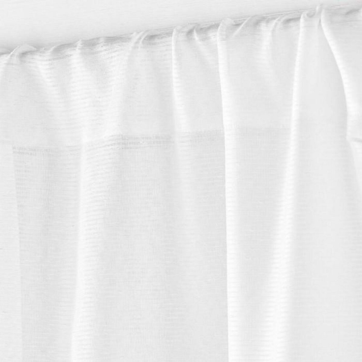 Paris Prix Paire de Voilages Passe-Tringle  Dandy  70x200cm Blanc