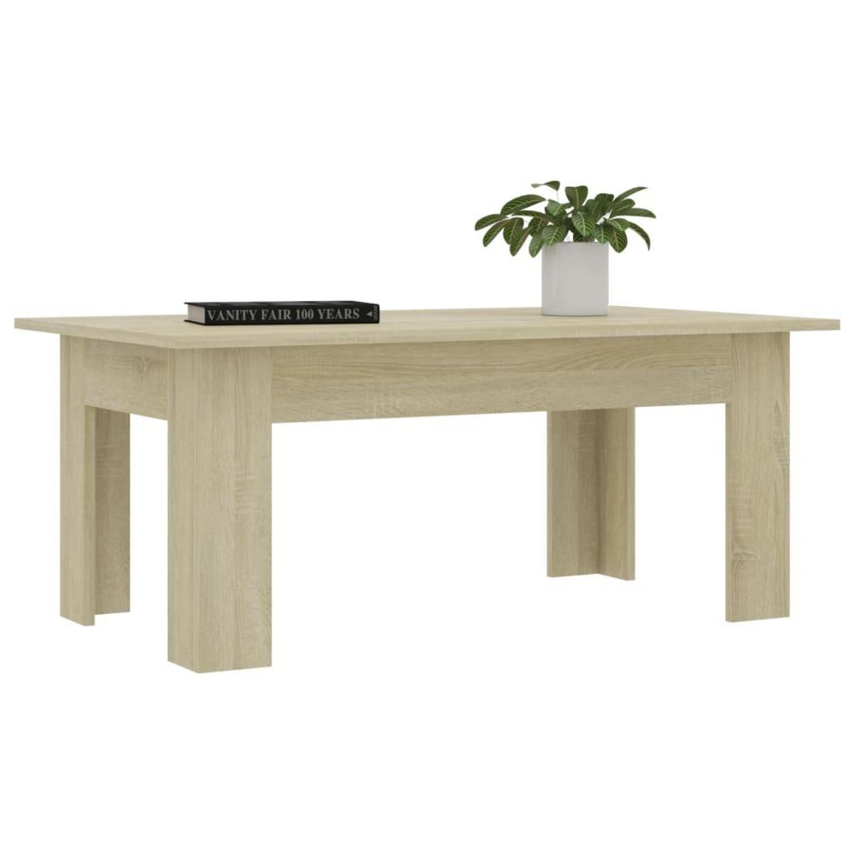 VIDAXL Table basse Chene sonoma 100x60x42 cm Bois d'ingenierie