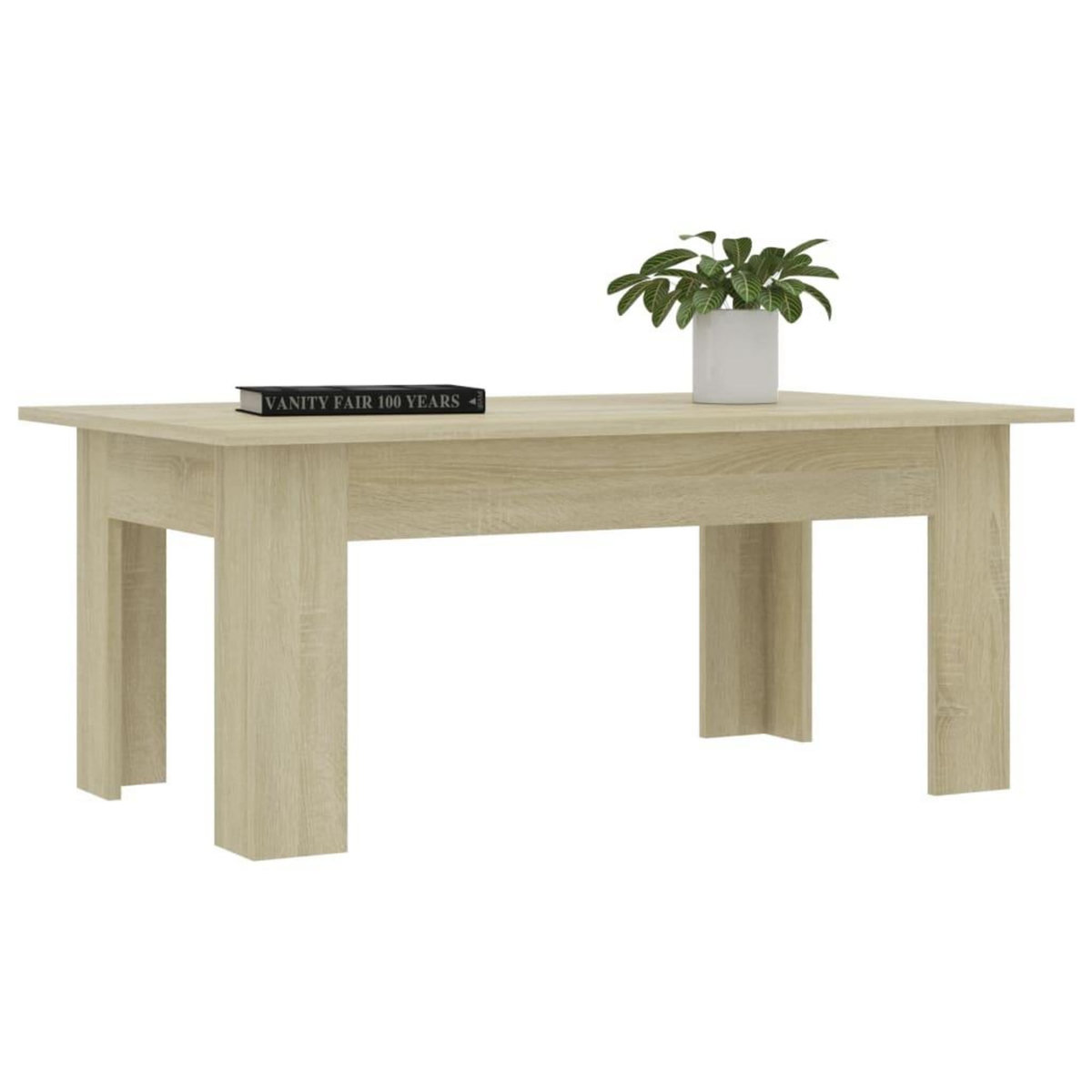 VIDAXL Table basse Chene sonoma 100x60x42 cm Bois d'ingenierie