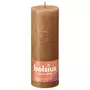 BOLSIUS Bolsius Bougies pilier rustiques Shine 4 pcs 190x68 mm Marron epice