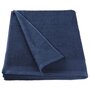 VIDAXL Serviettes de douche 5 pcs Coton 450 g/m² 70x140 cm Bleu marine