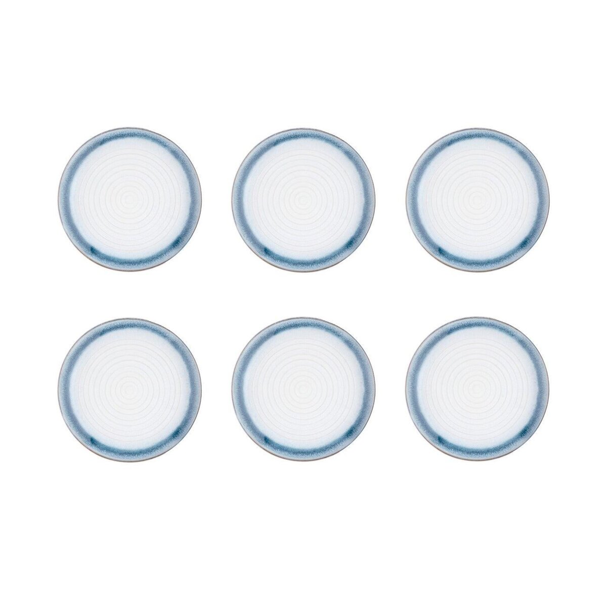 BJORN Assiette COSMOS Ø21,5cm - 6 pièces - Azur