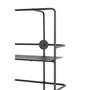 Voir la diapositive 3 : Paris Prix Étagère Murale Métal  Vivalo  56cm Noir