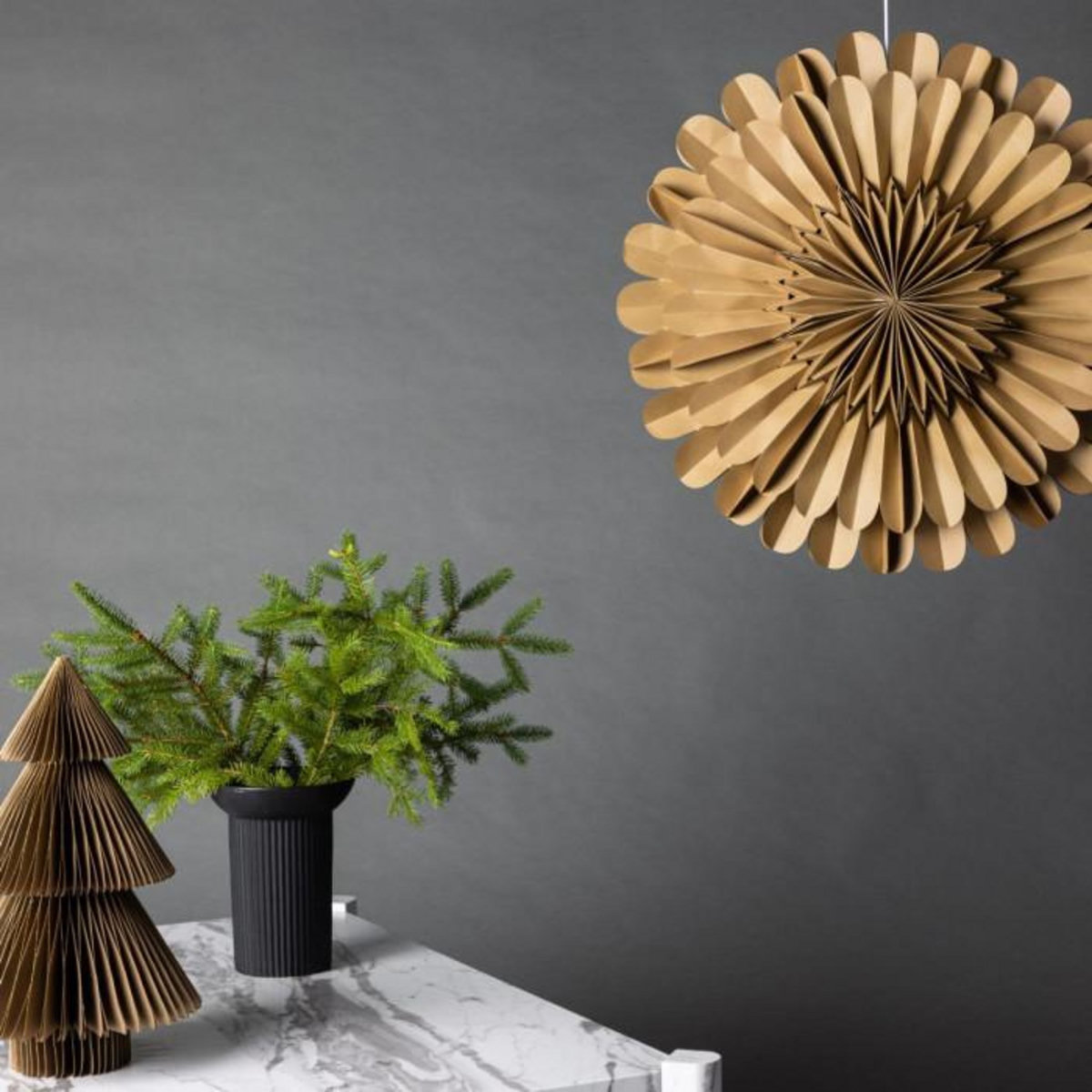 Paris Prix Lampe Suspension Déco  Jarvson  60cm Marron