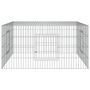 Voir la diapositive 5 : VIDAXL Cage a lapin 110x110x55 cm Fer galvanise