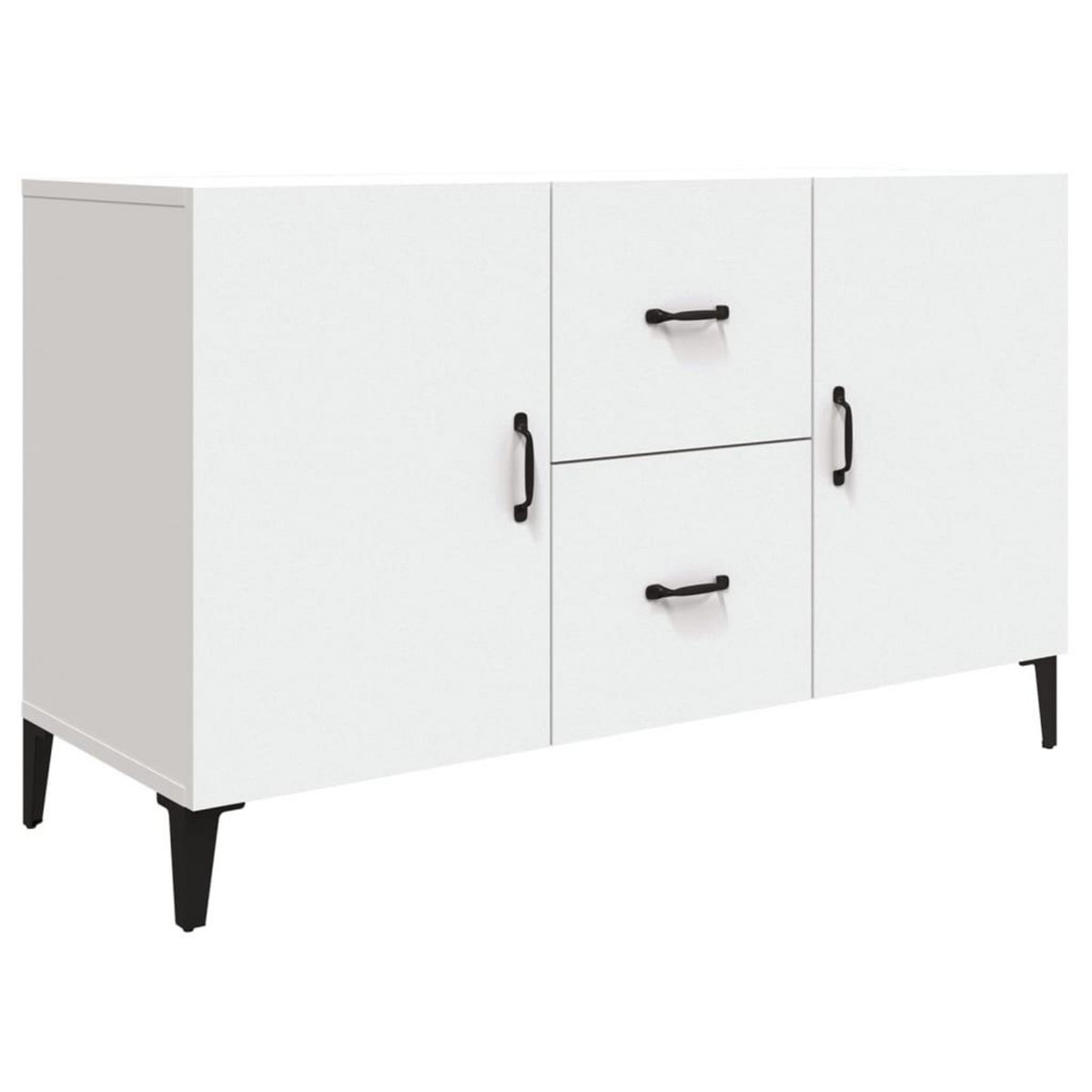 VIDAXL Buffet blanc 100x36x60 cm bois d'ingenierie