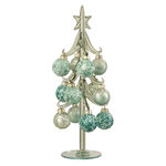 Paris Prix Sapin de Noël en Verre  Boules  27cm Vert Menthe