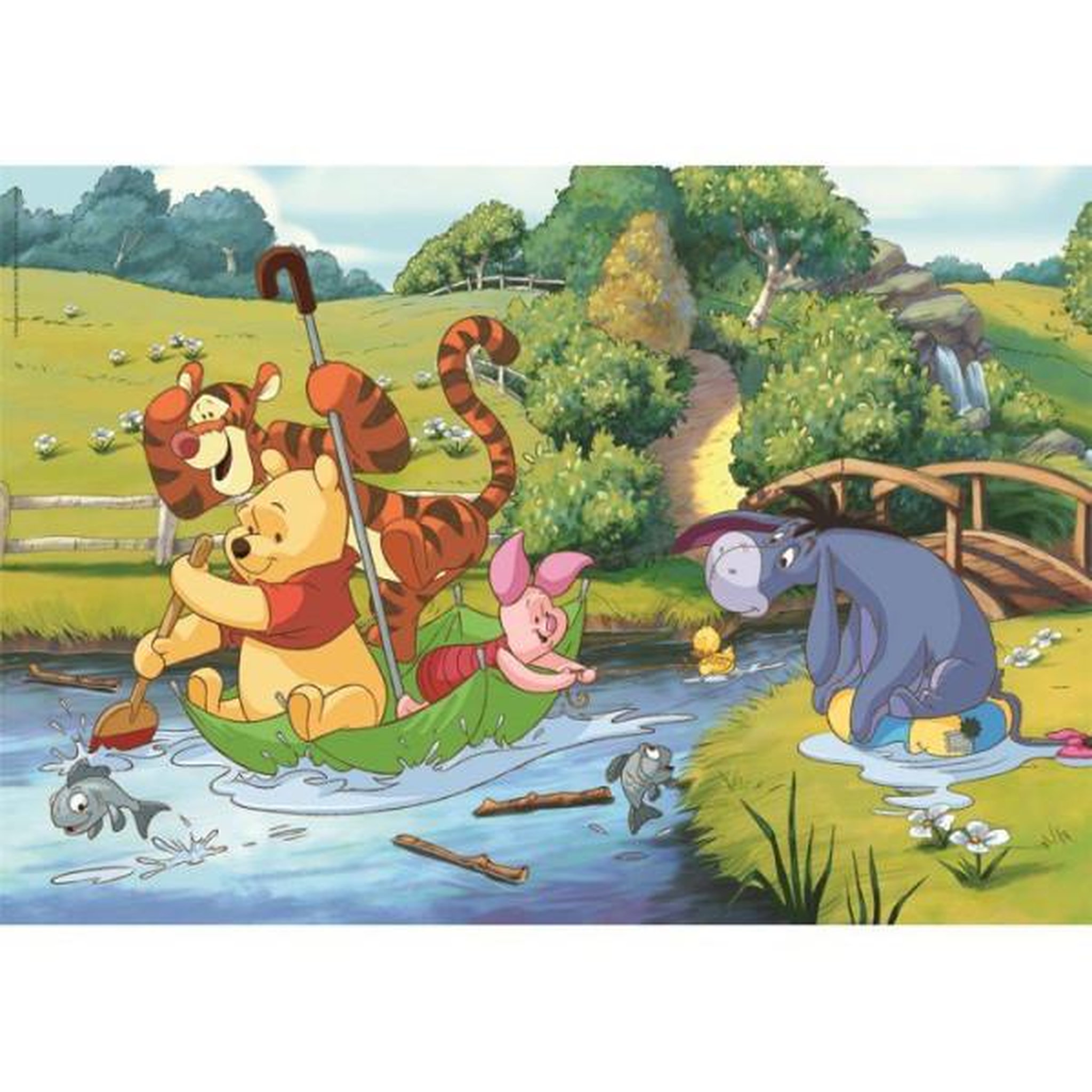 Voir la diapositive 2 : CLEMENTONI Puzzle 2x60 pieces - Winnie the Pooh