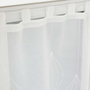 Voir la diapositive 2 : Paris Prix Paire de Voilages Brodés  Galactee  60x90cm Blanc
