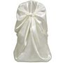 Voir la diapositive 2 : VIDAXL Housse de chaise creme pour le banquet de mariage 6 pieces