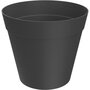 GARDENSTAR Pot horticole en plastique - 25cm - Noir