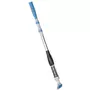 OUTSUNNY Aspirateur balai électrique sans fil piscine spa - manche télescopique 106-162 cm - brosse, sac filtrant - ABS alu. - blanc bleu