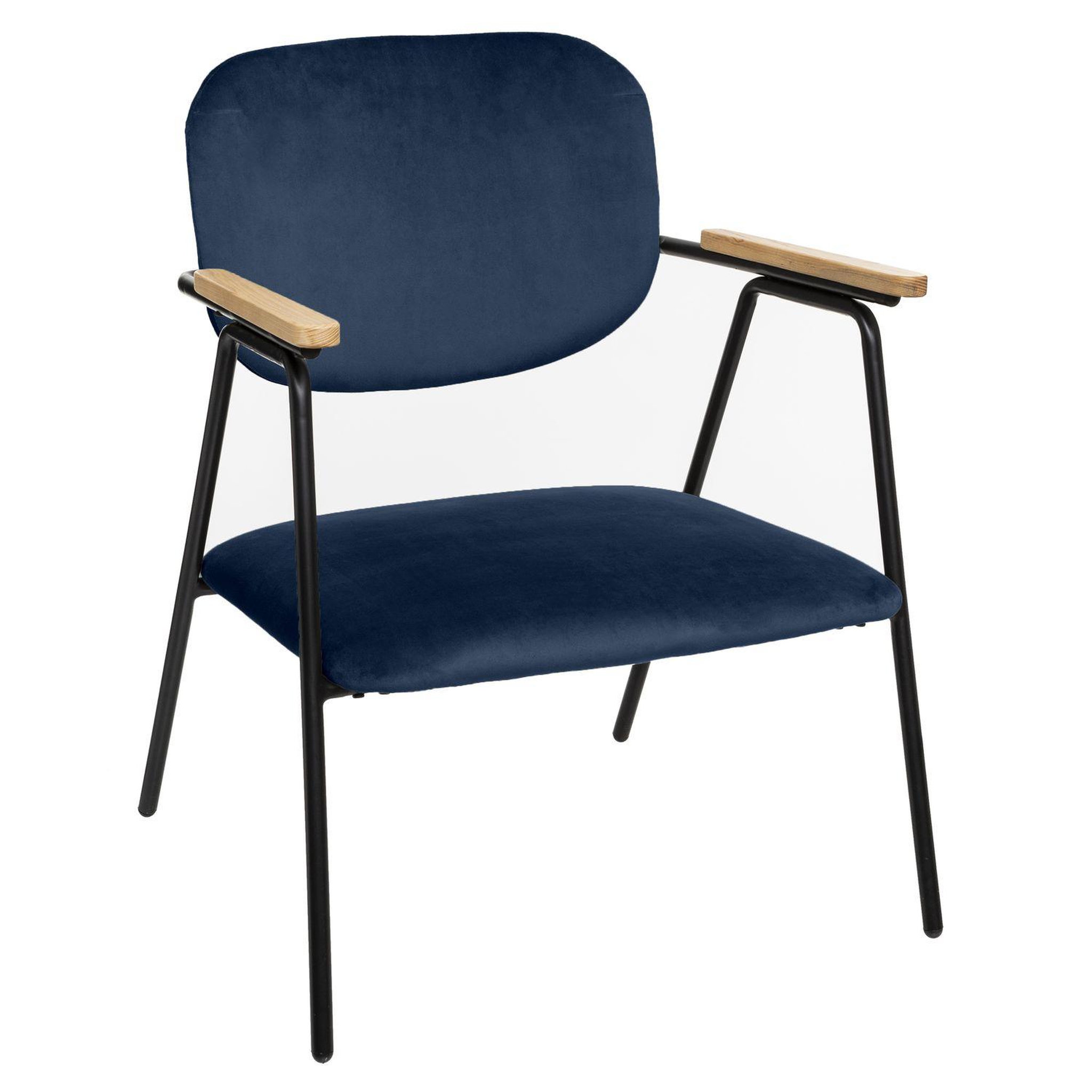 Voir la diapositive 1 : ATMOSPHERA Fauteuil design en velours Dyer