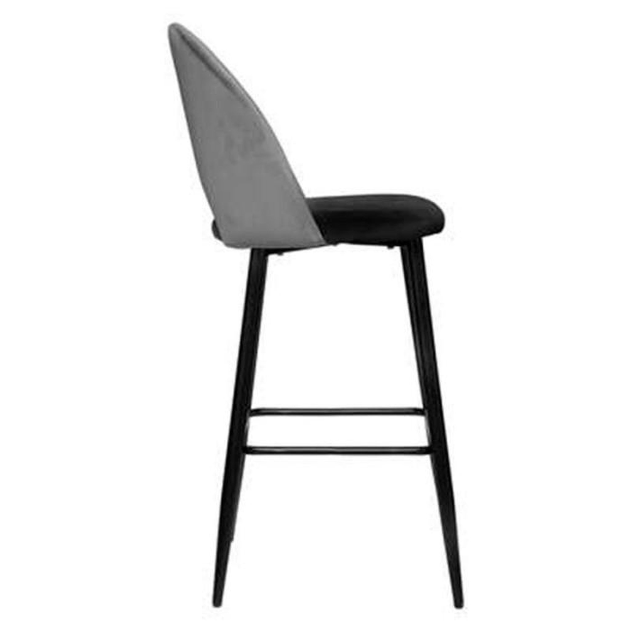 Voir la diapositive 2 : ATMOSPHERA Lot de 2 Chaises de Bar  Kara  110cm Gris Ardoise