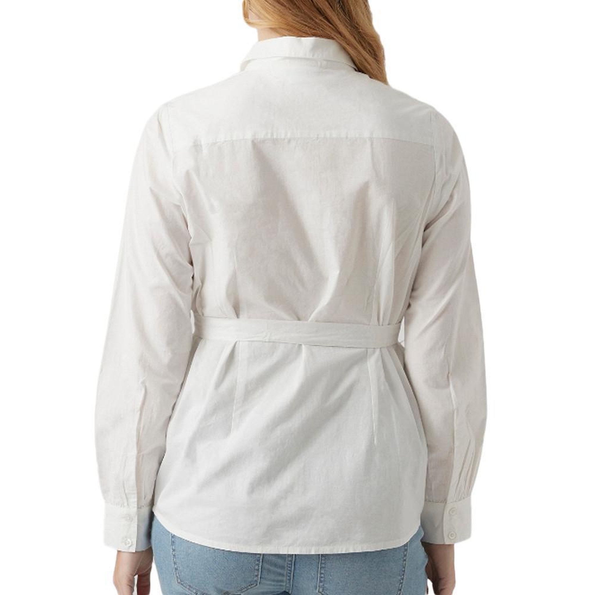 Voir la diapositive 2 : MAMALICIOUS Chemise de Grossesse Blanche Femme Mamalicious Leticia