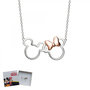 Voir la diapositive 1 : SC CRYSTAL Collier Disney - Mickey & Minnie