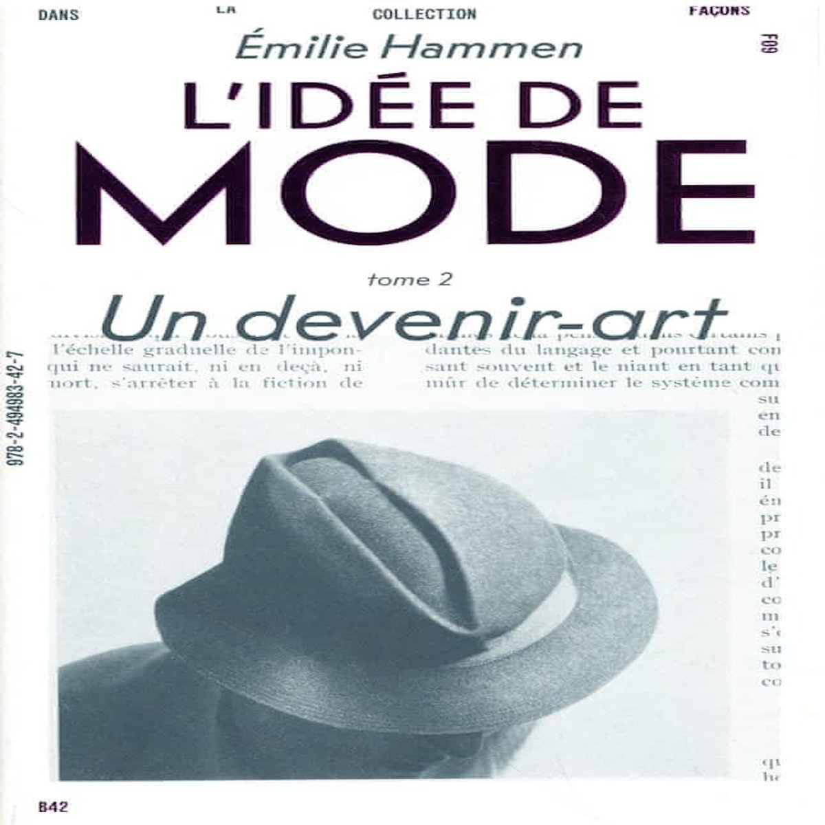 L'IDEE DE MODE. TOME 2, UN DEVENIR-ART, Hammen Emilie