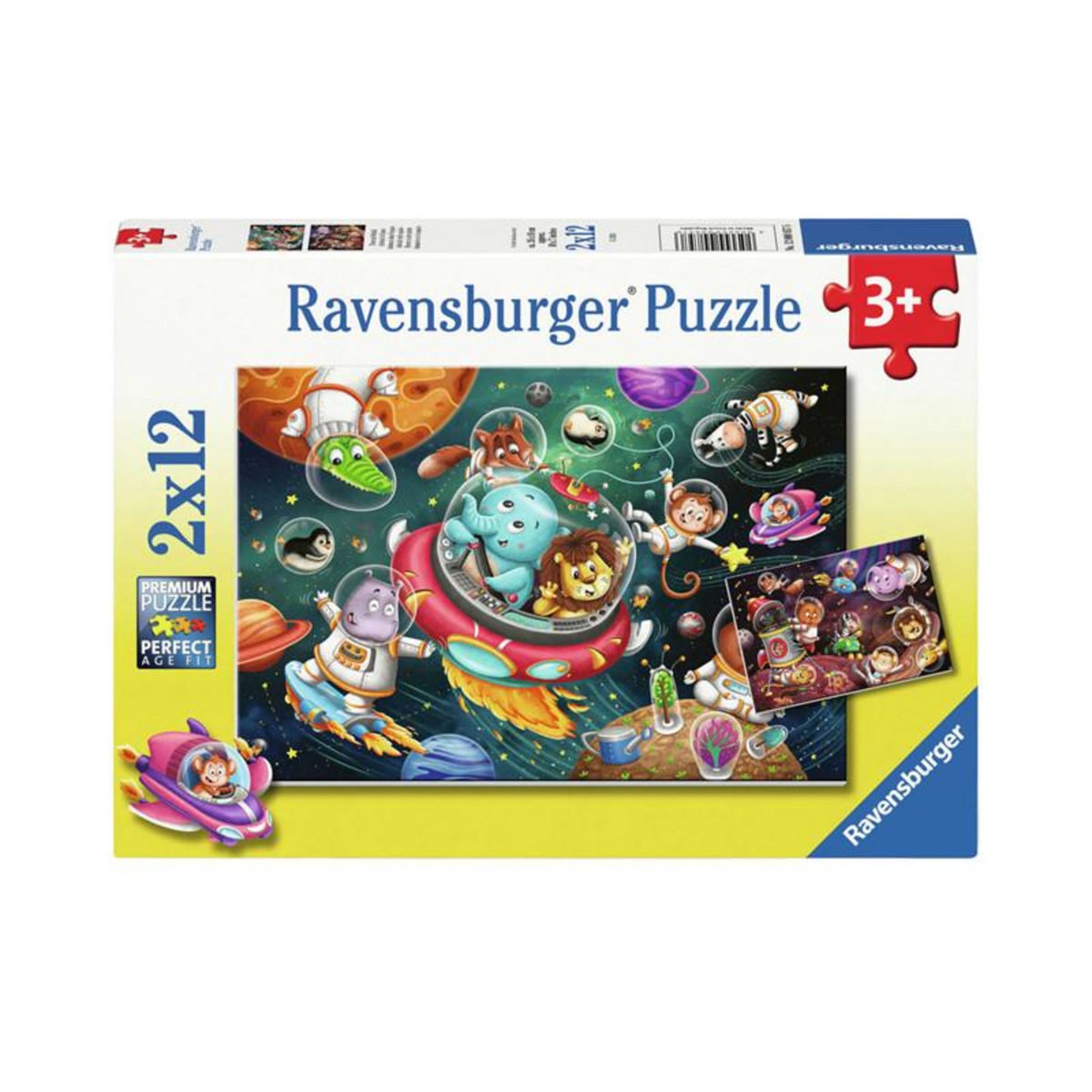 RAVENSBURGER Ravensburger - Jigsaw puzzle Animals in Space, 12 pcs. 120008576