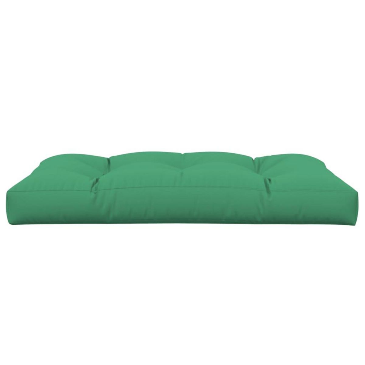 VIDAXL Coussin de palette vert 120x80x12 cm tissu