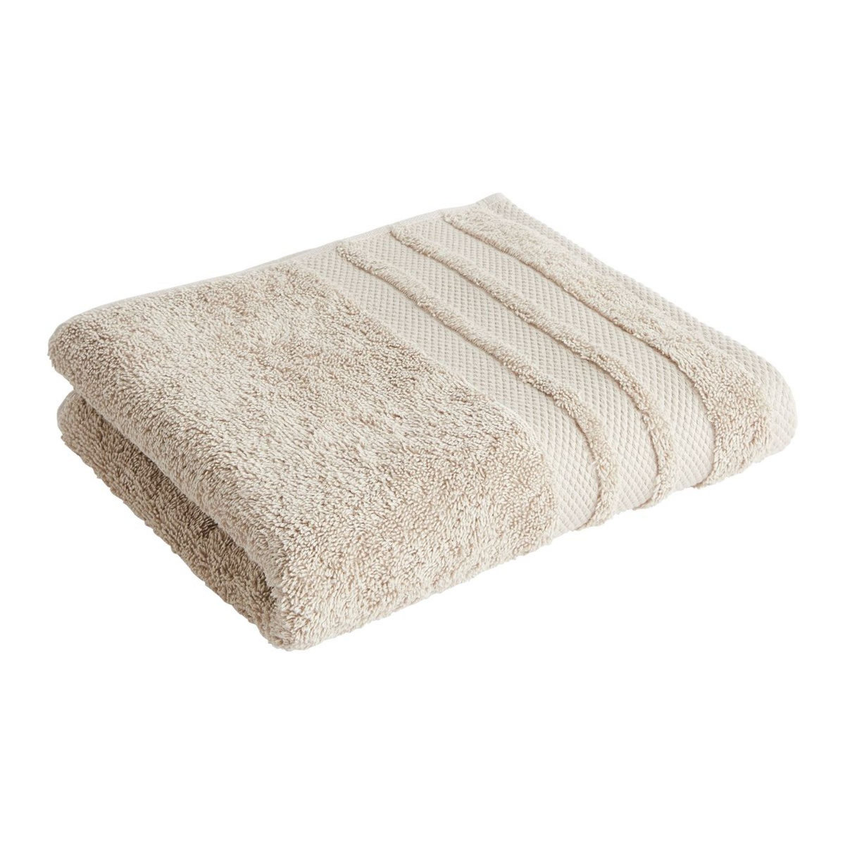 ACTUEL Serviette de toilette unie en coton 500gsm