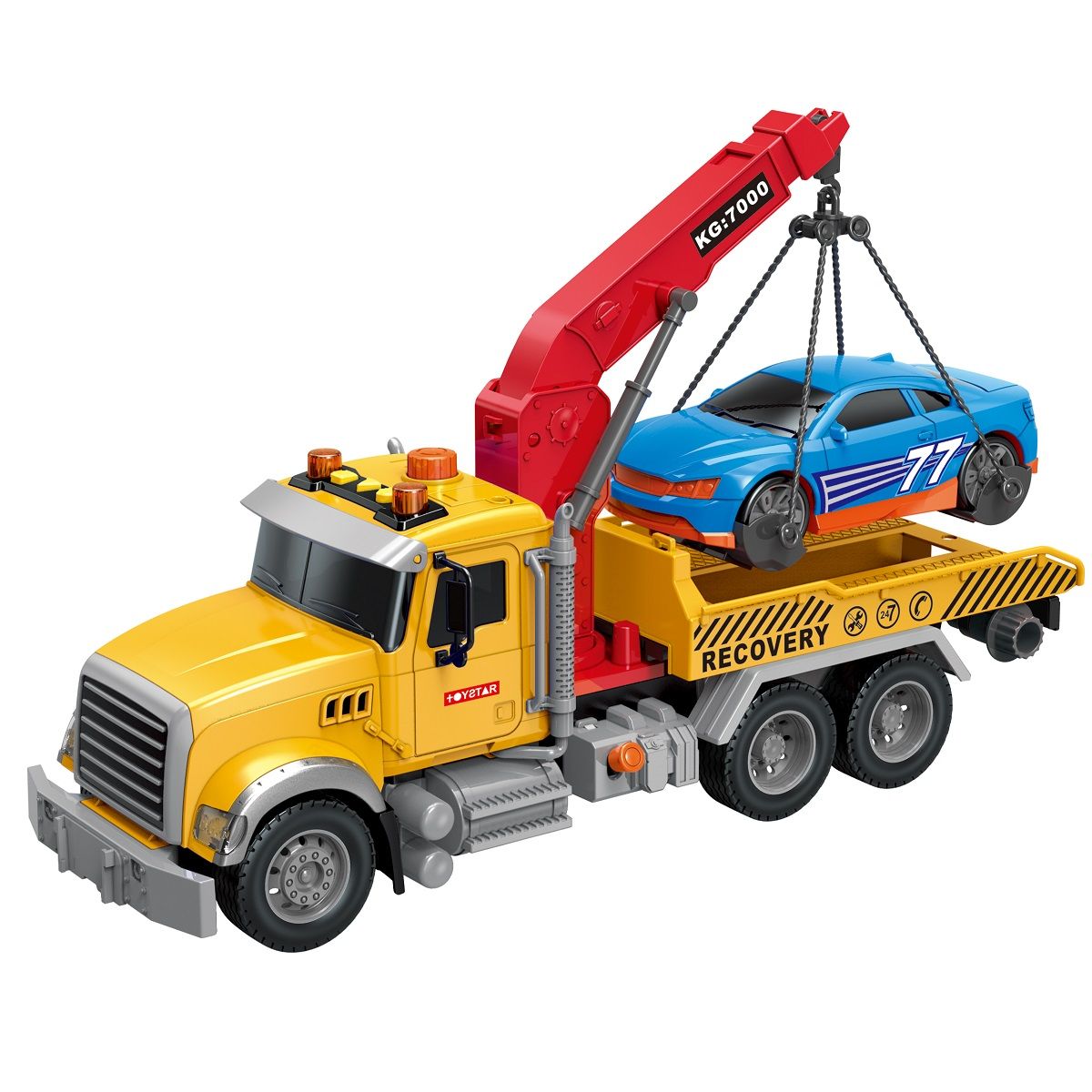 Ferry Jacques & Cie Camion dépanneuse friction - 35 cm - Sons et lumières 