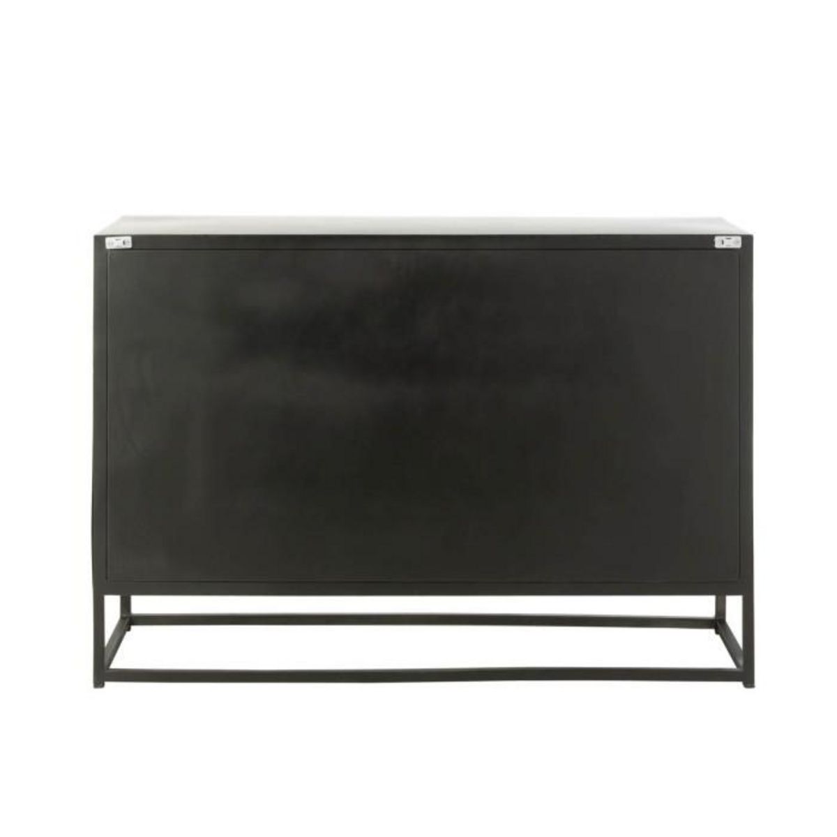 Paris Prix Buffet 3 Portes en Bois  Shanil  120cm Noir