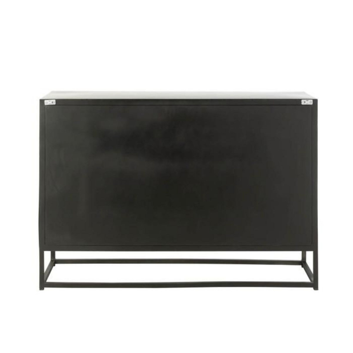 Paris Prix Buffet 3 Portes en Bois  Shanil  120cm Noir