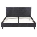 Habitat et Jardin Lit  Lina  - 160 x 200 cm - Noir