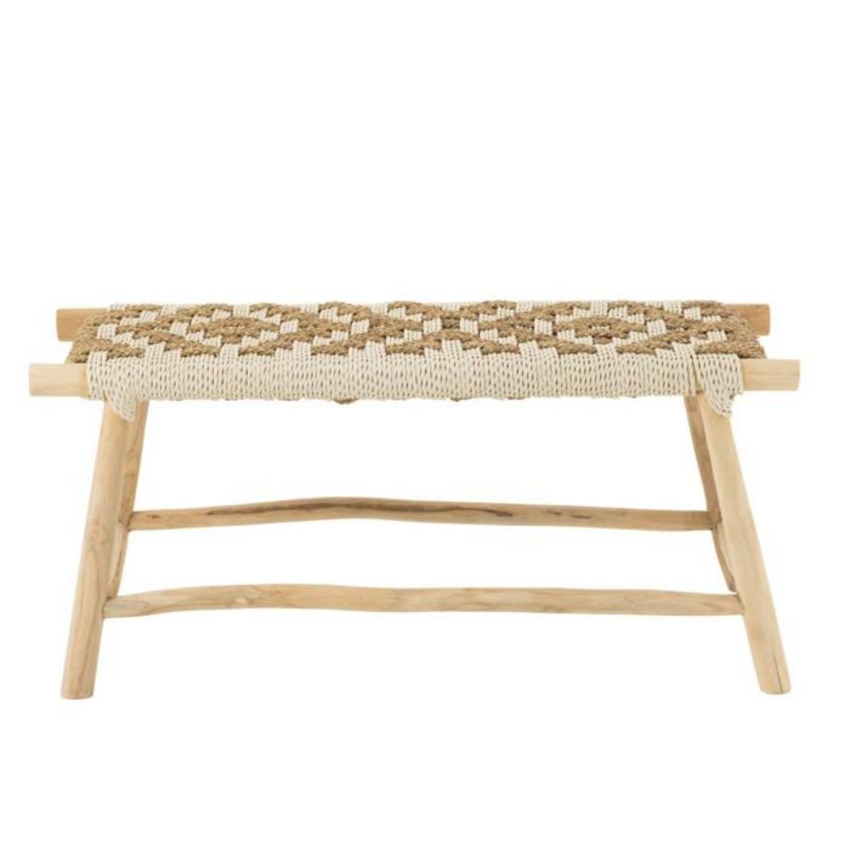 Paris Prix Banc en Bois de Teck  Waverly  100cm Naturel