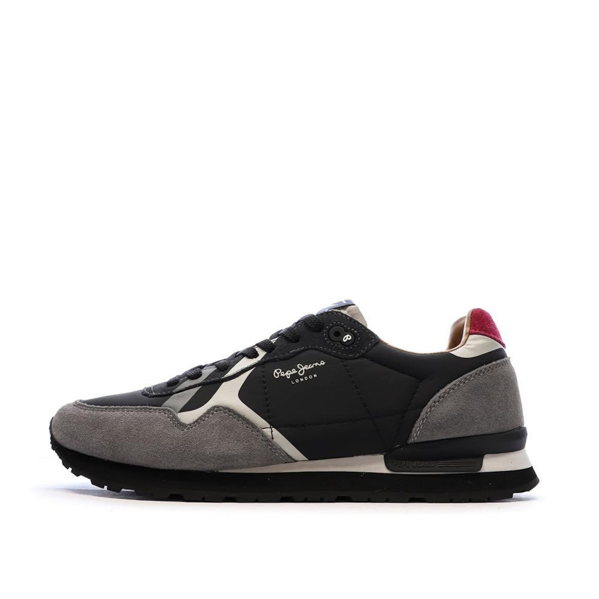 Pepe Jeans Baskets Noires/Grises Homme Pepe jeans Brit Prints